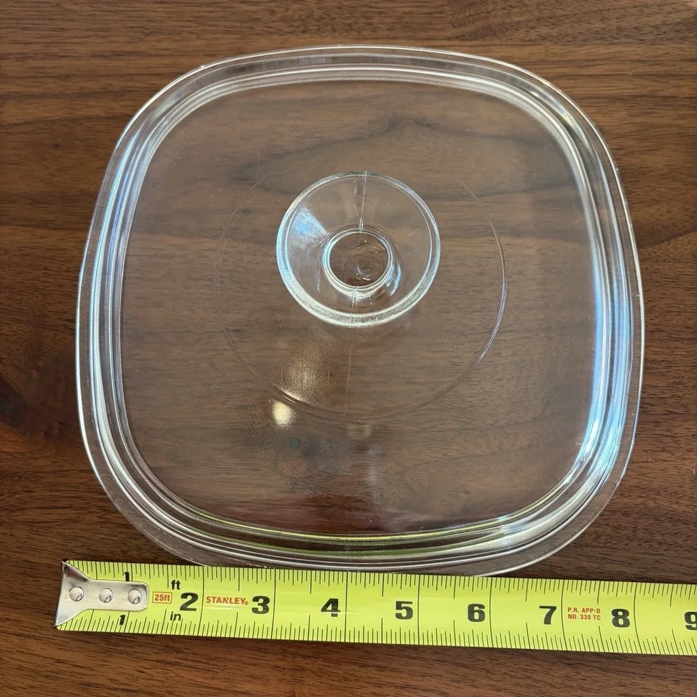 Pyrex Glass Lid A9C fits A-2-B & A-3-B, A-8-B & 9